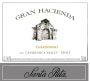 Santa Rita Gran Hacienda Chardonnay 2011  Front Label