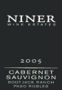 Niner Bootjack Ranch Cabernet Sauvignon 2005 Front Label