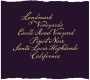Landmark Escolle Road Vineyard Pinot Noir 2014  Front Label