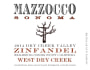 Mazzocco West Dry Creek Zinfandel 2014  Front Label