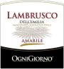Zonin OgniGiorno Amabile Lambrusco  Front Label