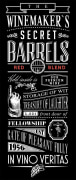 The Winemaker's Secret Barrels Red Blend 2015 Front Label