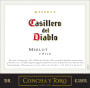 Casillero del Diablo Reserva Merlot 2016  Front Label