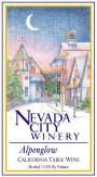Nevada City Winery Alpenglow Blush 2015  Front Label