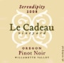 Le Cadeau Vineyard Serendipity Pinot Noir 2008 Front Label