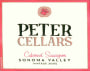Peter Cellars Cabernet Sauvignon 2005  Front Label