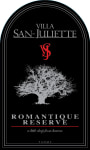 Villa San-Juliette Romantique Reserve 2013  Front Label
