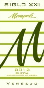 CVNE Monopole Siglo XXI Verdejo 2012  Front Label