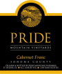 Pride Mountain Vineyards Cabernet Franc 2017  Front Label