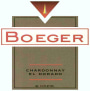 Boeger El Dorado Chardonnay 2015  Front Label