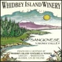 Whidbey Island Vineyard & Winery Sangiovese 2013 Front Label