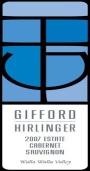 Gifford-Hirlinger Estate Cabernet Sauvignon 2007 Front Label