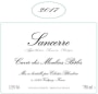 Celestin Blondeau Sancerre Cuvee des Moulins Bales 2017  Front Label