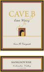Cave B Estate Winery Sangiovese 2007 Front Label