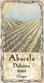 Abacela Dolcetto 2003  Front Label