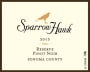 Sparrow Hawk Reserve Pinot Noir 2015  Front Label