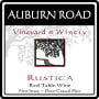 Auburn Road Winery Rustica 2012 Front Label