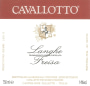 Cavallotto Langhe Bricco Boschis Freisa 2015  Front Label