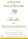 Domaine du Haut Bourg Muscadet Cotes de Grandlieu Pavillion 2013 Front Label