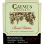 Caymus Special Selection Cabernet Sauvignon (3 Liter Bottle) 2000  Front Label