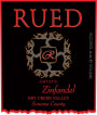 Rued Winery Dry Creek Valley Zinfandel 2015  Front Label