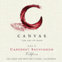 Canvas Wines Cabernet Sauvignon 2015 Front Label