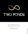 Waterbrook Two Ponds Merlot 2012  Front Label