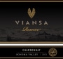 Viansa Winery Reserve Chardonnay 2013  Front Label