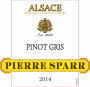 Pierre Sparr Alsace Selection Pinot Gris 2014  Front Label
