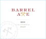 Barrel Axe Red Wine 2015  Front Label