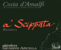 Azienda Agricola Giuseppe Apicella Costa d'Amalfi a' Scippata Riserva 2010  Front Label
