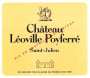 Chateau Leoville Poyferre (1.5 Liter Magnum Futures Pre-Sale) 2025 Front Label