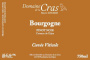 Domaine de la Cras Bourgogne Pinot Noir 2018  Front Label