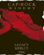Cap Rock Winery Legacy Merlot 2006  Front Label