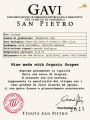 Tenuta San Pietro Gavi 2021  Front Label
