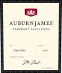 AuburnJames Winery Cabernet Sauvignon 2010  Front Label