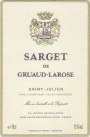 Chateau Gruaud Larose Sarget de Gruard-Larose 2003  Front Label