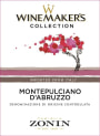 Zonin Montepulciano d'Abruzzo Winemakers Collection 2015  Front Label