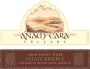 Anam Cara Estate Reserve Pinot Noir 2008  Front Label