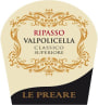 Cantina di Negrar Valpolicella Ripasso Classico Superiore Le Preare 2015  Front Label