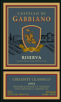 Gabbiano Chianti Classico Riserva 2015  Front Label