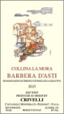 Azienda Agricola Crivelli Barbera d'Asti Collina La Mora 2015 Front Label