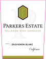 Parkers Estate Tolleson High Corniche Sauvignon Blanc 2016  Front Label