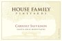 House Family Winery Cabernet Sauvignon 2011  Front Label