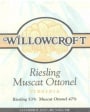 Willowcroft Vineyard Riesling Muscat Ottonel 2014 Front Label