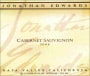 Jonathan Edwards Winery Cabernet Sauvignon 2006 Front Label