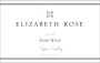 Elizabeth Rose Rose 2018  Front Label