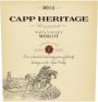 Blue Apron Wines Capp Heritage Napa Valley Merlot 2014  Front Label