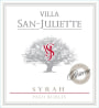 Villa San-Juliette Reserve Syrah 2015  Front Label