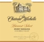 Chateau Ste. Michelle Harvest Select Sweet Riesling 2017  Front Label